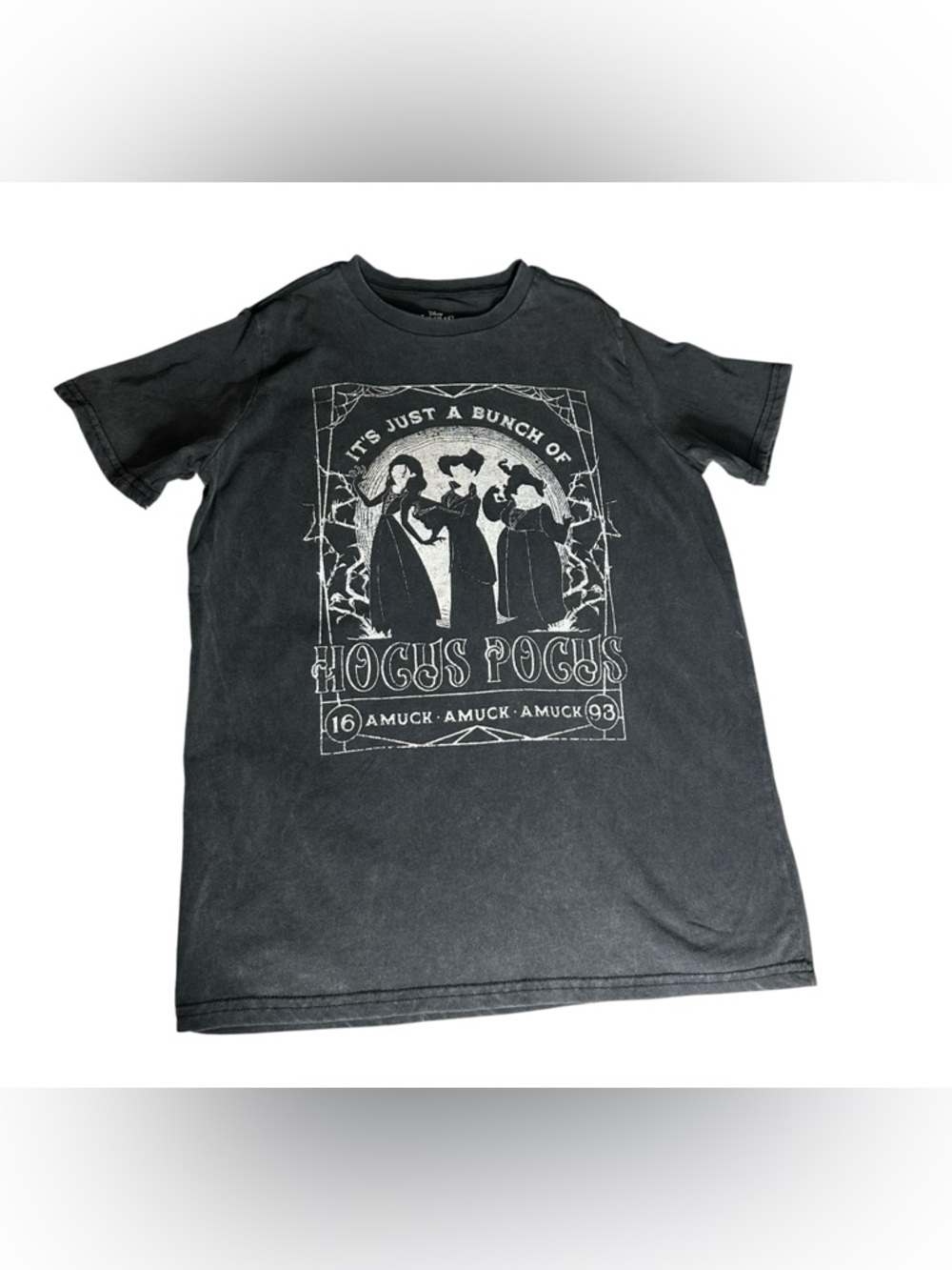 Disney Hocus Pocus Graphic T-Shirt – Black Vintage Style Tee – Unisex Kids